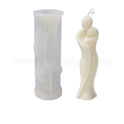 Moules en silicone pour bougie mère et enfant diy, pour la fabrication de bougies parfumées, blanc, 16.8x5.5 cm, diamètre intérieur: 44x37mm.