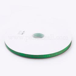Ripsband weihnachtsband, grün, 3/8 Zoll (10 mm)