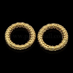 Nickel Free & Lead Free Golden Alloy Linking Rings, Long-Lasting Plated, 17x3mm, Hole: 10mm