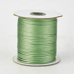 Экологически чистый корейский вощеный шнур из полиэстера, темно-зеленый, 0.5 мм, около 169.51~174.98 ярда (155~160 м) / рулон