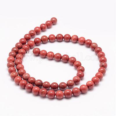 Natürliche rote Jaspis Perle Stränge&nbsp;G-K153-B19-10mm-1