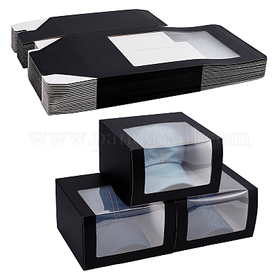 Papierkappen-Verpackungskartons mit Sichtfenster&nbsp;CON-WH0043-304A-1