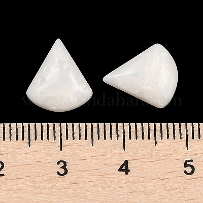 Cabochons décodés en résine opaque&nbsp;CRES-I036-19A-1