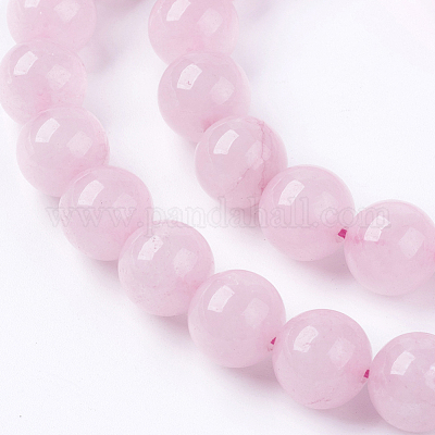 465 Karat Natürliche Rosa Rosenquarz Halskette - 3 Stränge, Ovale Perlen, Ungeheizt