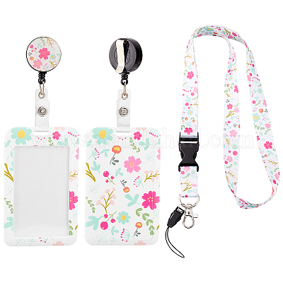 Wholesale SUNNYCLUE ID Badge Holder with Safety Lanyard 360