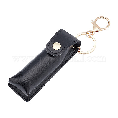 Lip Balm Bag Key Ring Chapstick Holder Charm Lipstick Pouch