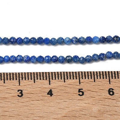 Natürlicher Lapislazuli Perlenstränge&nbsp;G-B168-A03-2mm-1