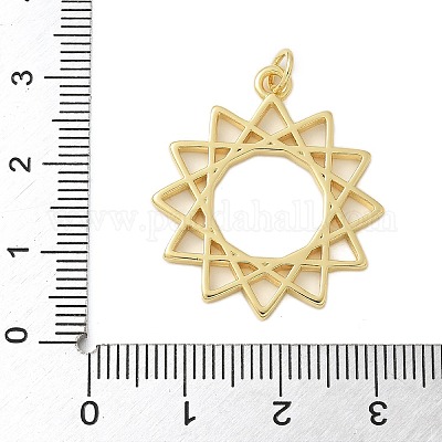 Pendente in ottone&nbsp;KK-P293-03G-1