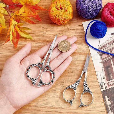 Wholesale SUNNYCLUE 2Pcs Small Sewing Embroidery Scissors Detail