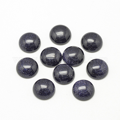 Synthetischen blau Aventurin cabochons&nbsp;G-R416-12mm-34-1