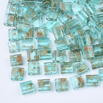 Perles de rocaille en verre transparent à 2 trou&nbsp;SEED-S023-30C-21-1