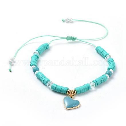 Adjustable Nylon Thread Braided Beads Bracelets BJEW-JB04457-03-1