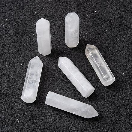 Cuentas puntiagudas de cristal de cuarzo natural G-G795-02-20-1