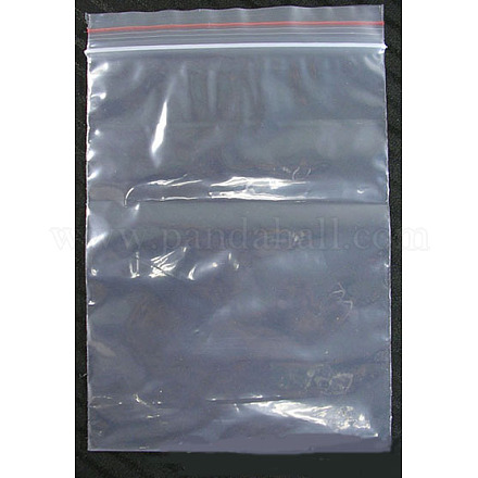 プラスチックジップロックバッグ  再封可能な包装袋  トップシール  セルフシールバッグ  長方形  6x9cm  片側の厚さ：1.2ミル（0.03mm） X-OPP05-1