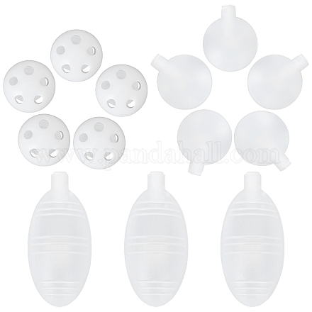 SUPERFINDINGS 6Pcs 3 Style Plastic Baby Toy Insert Accessories AJEW-FH0002-64-1