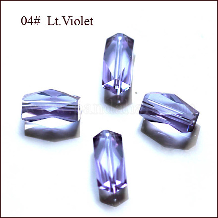 Abalorios de cristal austriaco de imitación SWAR-F055-8x4mm-04-1