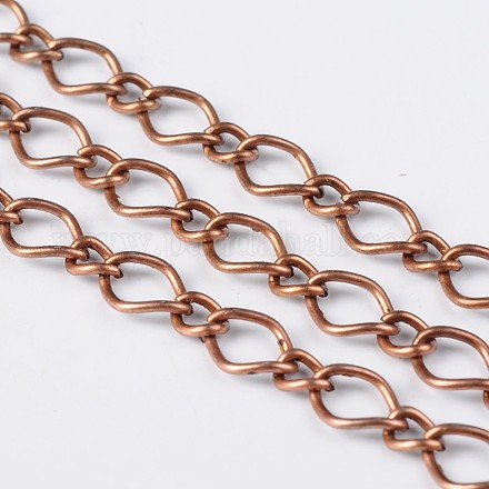 Iron Handmade Chains Figaro Chains Mother-Son Chains CHSM026Y-R-1