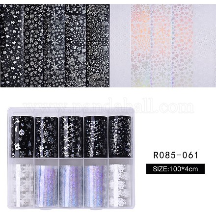 Shiny Laser Nail Art Transfer Stickers Decals X-MRMJ-R085-061-1