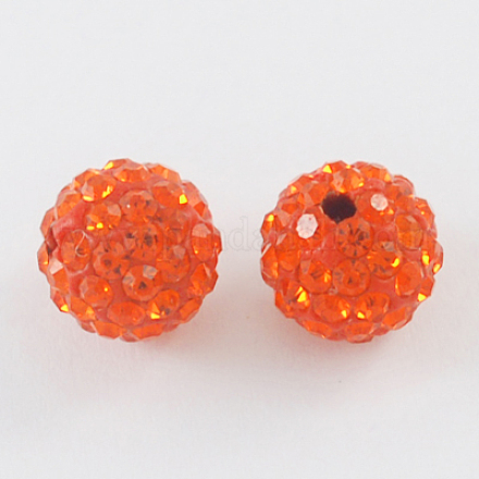 Perles de boule pavé disco  X-RB-S605-12-1