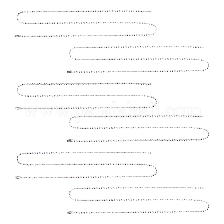Unicraftale classic plain 304 мужские женские ожерелья с шариковой цепочкой из нержавеющей стали STAS-UN0017-36P-1