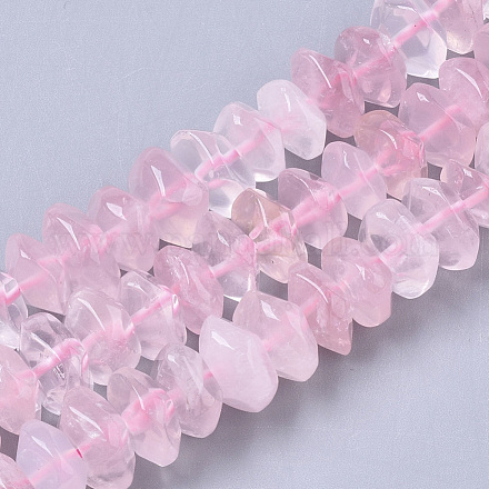 Chapelets de perles en quartz rose naturel G-R462-23-1