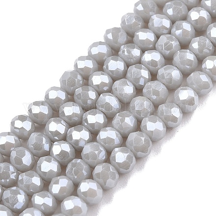 Chapelets de perles en verre électroplaqué EGLA-A044-P3mm-A19-1
