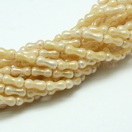 Chapelets de perles en verre électroplaqué EGLA-UK0003-04A-1