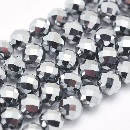 Brins de perles de pierre terahertz G-O166-14-4mm-1
