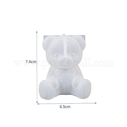 Moldes de silicona para decoración de exhibición de osos diy BEAR-PW0001-48B-1