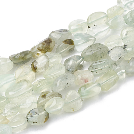 Chapelets de perles en préhnite naturelle G-S339-16-1