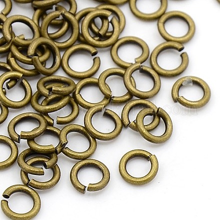 Antique Bronze Jewelry Accessory Open Jump Rings X-JRC5MM-AB-1
