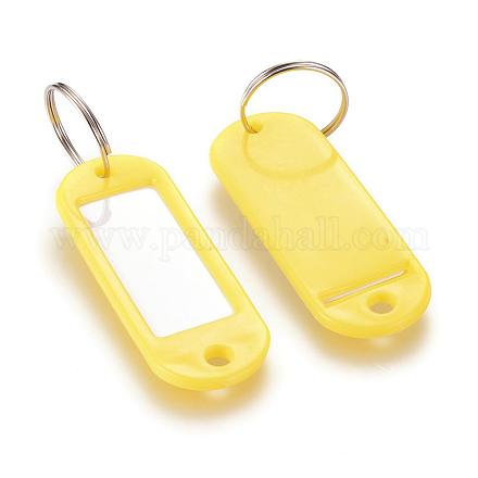 Porte-badge en plastique avec bagues en fer KY-T001-A02-1