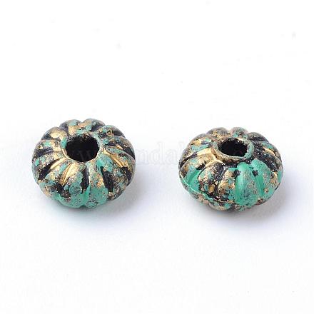 Antique Style Acrylic Beads OACR-S013-2585-1