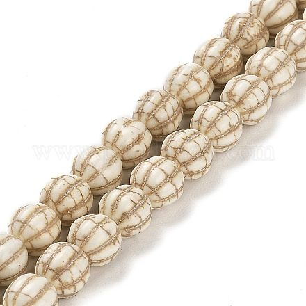 Kunsttürkisfarbenen Perlen Stränge G-C101-D01-01-1