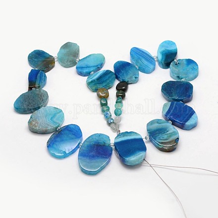 Natural Agate Beads Strands G-F303-09C-1