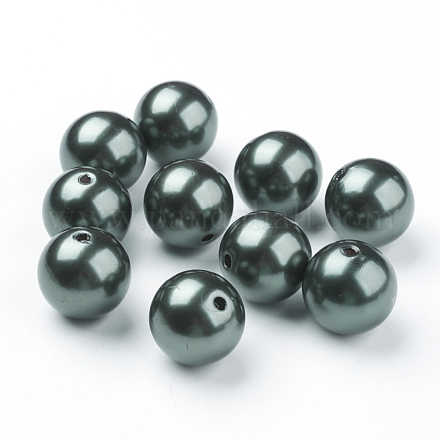 Chunky Bubblegum Acrylic Pearl Round Beads For DIY Jewelry and Bracelets X-PACR-24D-52-1