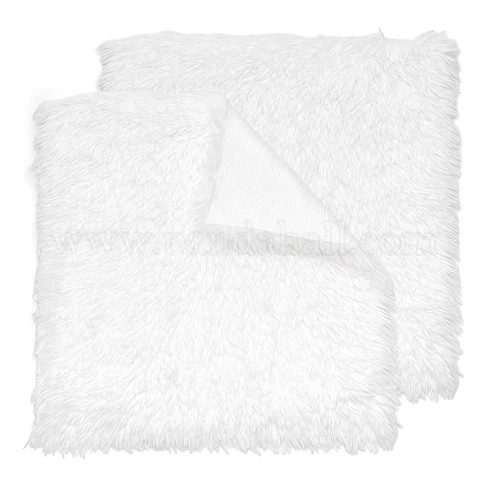 2 Stück Polyester-Plüschstoff AJEW-PH0007-53D-1
