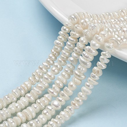Natural Cultured Freshwater Pearl Beads Strands X-PEAR-Q007-18-1