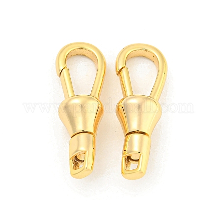 Латунь поворотные застежки когтя омара KK-K382-06G-1