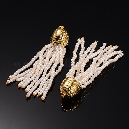 Perline perle in acrilico nappa grandi ciondoli OACR-D003-G-1