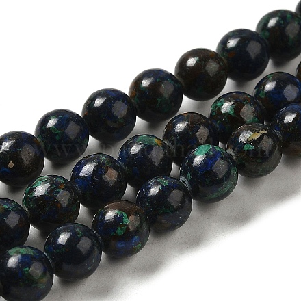 Brins de perles de chalcopyrite naturelles G-H298-A01-03-1