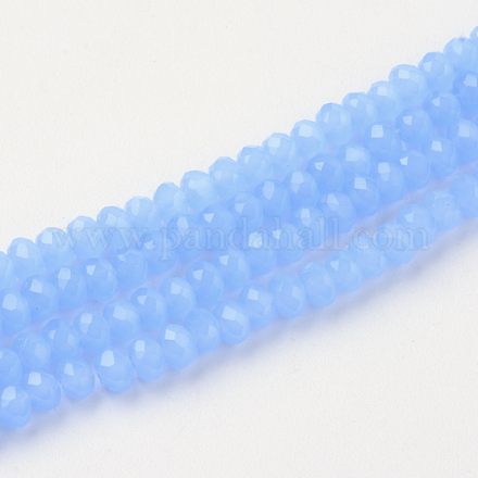 Chapelets de perles en verre imitation jade GLAA-R135-2mm-38-1