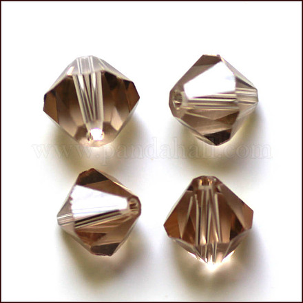 Abalorios de cristal austriaco de imitación SWAR-F022-4x4mm-215-1