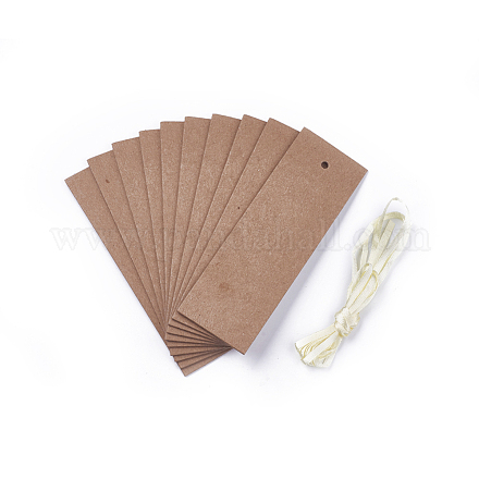Tarjeta de papel kraft en blanco DIY-WH0146-13-1