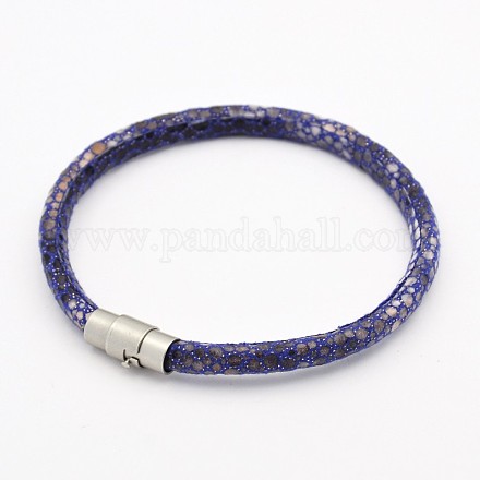 Mixed Imitation Leather Cord Bracelets Making BJEW-F134-07-1
