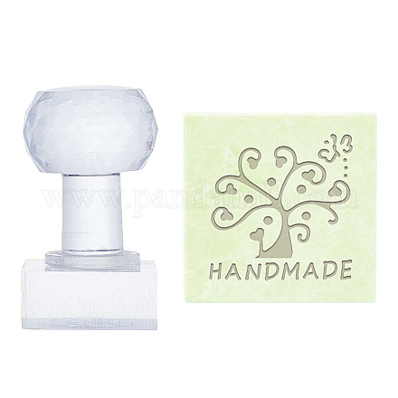 Tampons de savon acrylique clair DIY-WH0445-007-1