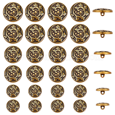 Chgcraft 30 pièces 3 boutons à tige en alliage de style FIND-CA0004-77AG-1