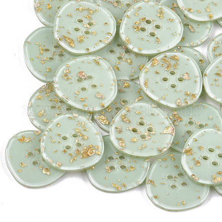 4-Hole Cellulose Acetate(Resin) Buttons BUTT-S023-12B-01-1