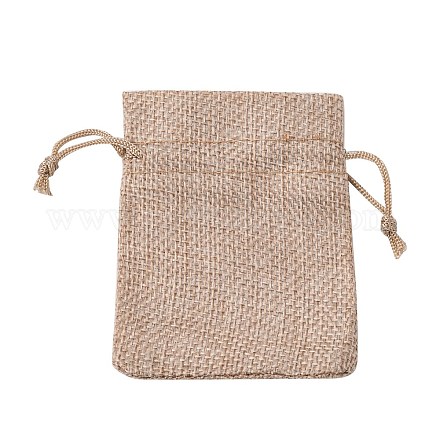 Bolsas de embalaje de arpillera bolsas de lazo ABAG-Q050-17x23-01-1