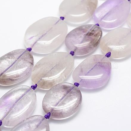 Natural Amethyst Beads Strands G-P322-39-1
